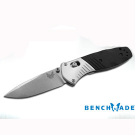 BENCHMADE MINI Barrage® 石洗 M390 超級鋼 半彈折刀-#BENCH 586