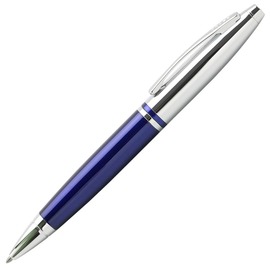 需預購約等20個工作天 Cross Calais系列 亮鉻藍桿原子筆(AT0112-3)