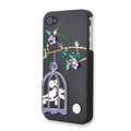 ★APP Studio★【Play Bling】施華洛世奇水晶 iPhone 4/4S 保護殼《Cage On Tree》(免運費)