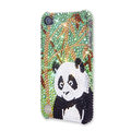 ★APP Studio★【Play Bling】施華洛世奇水晶 iPhone 4/4S 保護殼《Panda》(免運費)