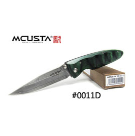 日本 Mcusta 和風設計大馬士革鋼折刀 - #MCUSTA MC-11D