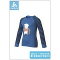 【速捷戶外】《ODLO》瑞士ODLO 150449 機能銀纖維長效保暖底層衣長袖 - -兒童 海藍卡通