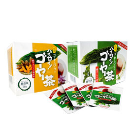 《沖繩》苦瓜焙煎茶12.5g(25包入) +沖繩苦瓜薑黃茶12.5g(25包入) 各1盒