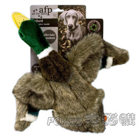 ☆afp．仿真絨毛玩具綠頭鴨(大#4024) 中大型犬適用，壓下去有鴨子的叫聲哦