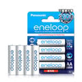 贈電池盒【電子超商】Panasonic 國際牌 eneloop 3號AA 可充2100次, 2000mAh低自放電電池(4顆)