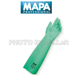 【米勒線上購物】MAPA 480 防溶劑手套 機械操作 溶劑防護 油類及油脂類 材質：Nitrile 厚度：0.55mm