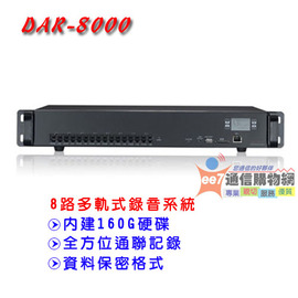 DMECOM DAR8000 8路多軌電話錄音系統