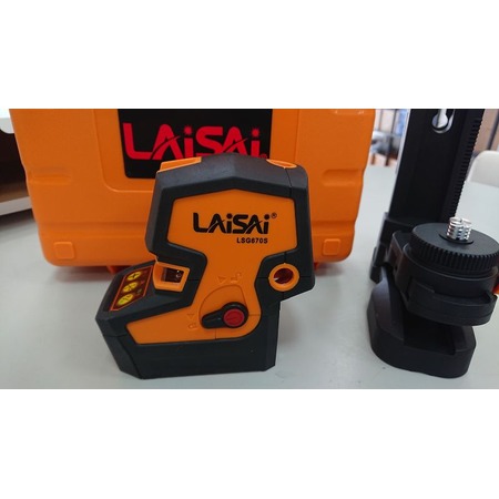 LAISAI LSG670S 綠光雷射水平儀 十字墨線及5點雷射2用機 十字加5點雷射激光水平儀