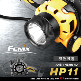Fenix LED 分離式線控防水頭燈 - #FENIX HP11-R5 (黑色)