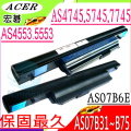 Acer 4745G 電池(保固最久)-Aspire 4553G As4745g As745g As5553g As7745g電池 As10b73 AS10B7E AS10B5E 3ICR66/19-2 As10b71電
