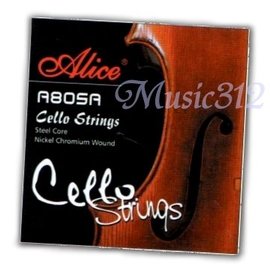 大提琴弦 Alice A805A-鋼弦-整組1~4弦《Music312樂器館》