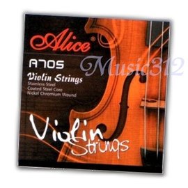 小提琴弦 Alice A705-鋼弦-整組1~4弦《Music312樂器館》