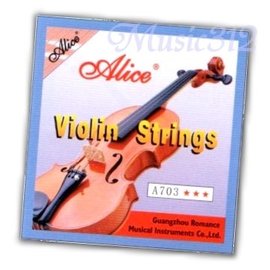 小提琴弦 Alice A703-鋼弦-整組1~4弦《Music312樂器館》