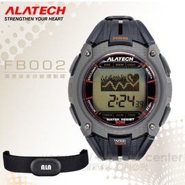 【ALATECH】專業級多功能運動錶.腕錶.車錶.手錶.碼表 /自行車訓練.跑步路跑.三鐵健身/ FB002 灰