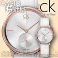 CASIO 時計屋_CK手錶 Calvin Klein女錶_K2Y236K6_玫瑰金時尚皮革錶帶女錶_全新有保固_附發票