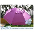 ╭☆雪之屋小舖☆╯@台灣製MIT@《紫》6.5尺銀膠子母可彎海灘傘擺攤傘~遮陽傘/海邊攜帶方便