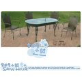 ╭☆雪之屋小舖☆╯T-026P19 復古造型長橢圓桌/造型桌/餐桌/休閒桌(不含椅)