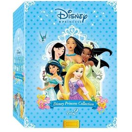 迪士尼公主典藏套裝2 DVD 阿拉丁、風中奇緣、花木蘭、公主與青蛙、魔髮奇緣