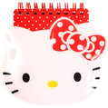 Hello Kitty(凱蒂貓) 造型活頁筆記本 日本製 4901610619087