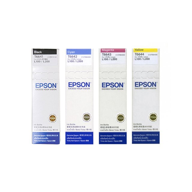 EPSON T664100/ T664200/T664300/T664400 原廠墨水 適用 L355/L120/L121/L455/L365/L555
