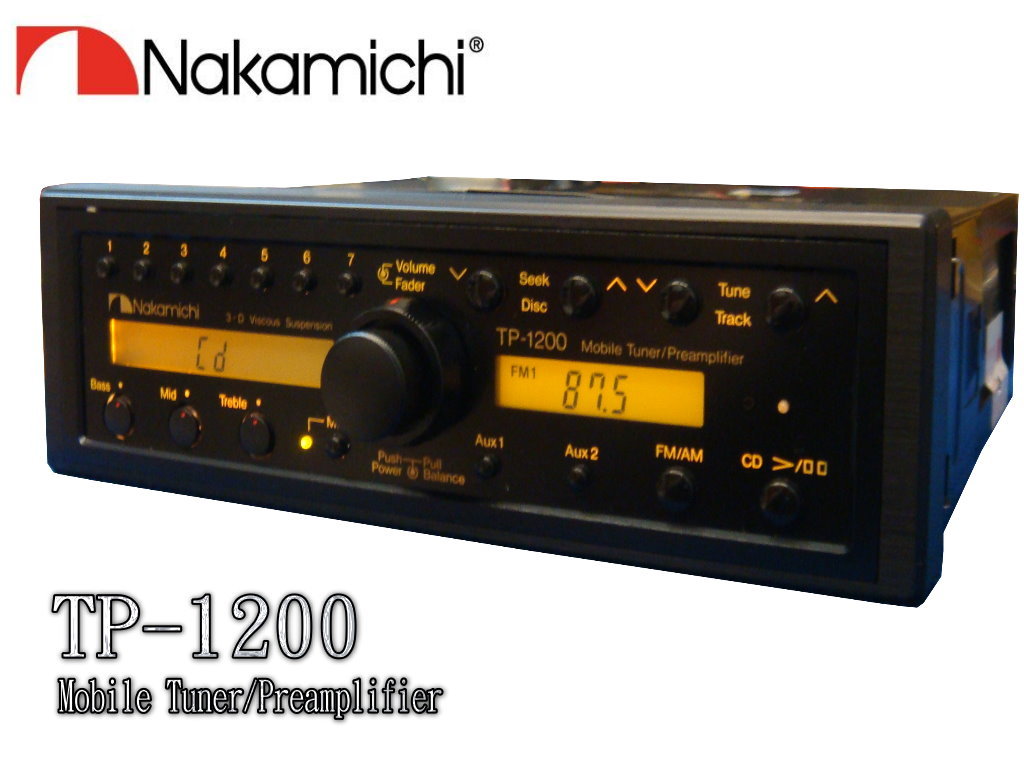 Nakamichi TP-1200 頂級旗艦啞巴機+ Nakamichi MF-51換片箱全新絕版品