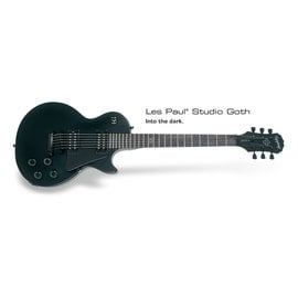 福爾摩沙樂器] EPIPHONE Goth系列Goth Les Paul Studio電吉他消光黑