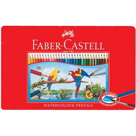 輝柏 Faber-Castell 水性彩色鉛筆 36色 鐵盒 115937