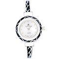 【ANDRE MOUCHE】雪蓮錶 優雅風情晶鑽錶 (黑/銀)