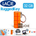 ::bonJOIE:: 美國進口 LaCie RuggedKey 32G 防摔型 USB 3.0 隨身碟 (全新盒裝) 32GB 32 GB G