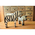 zakka 精品雜貨 Vintage 非洲動物木雕 手作彩繪黑白條紋斑馬 ZOO 彩繪家居擺飾 裝飾 模型 木製品