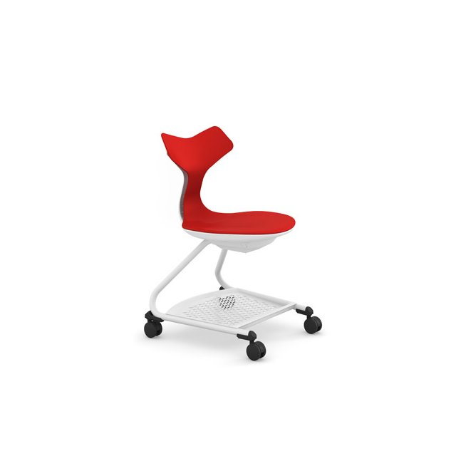 雲椅(皮革版) : 黑框拋光腳 | 紅色皮革 | Ergohuman 2013 New design: 視聽躺椅新境界