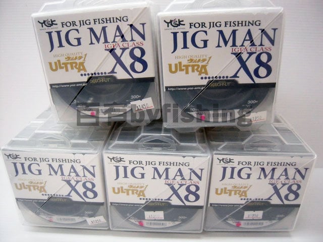 百有釣具 日本原裝ygk Jig Man X8 5色pe線300m 規格3號40lb 船釣岸拋鐵板皆適合 Pchome商店街 台灣no 1 網路開店平台