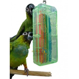 《寵物鳥世界》Amigo 阿迷購 彩虹冰棒 (小) 鳥玩具 中小型 中型鸚鵡 益智玩具 AM0236