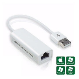 【aibo 鈞嵐(立嵐)】USB 2.0 轉 RJ-45 高速網路卡 - 支援 MAC 系統 實體店家 台灣公司貨『高雄程傑電腦』