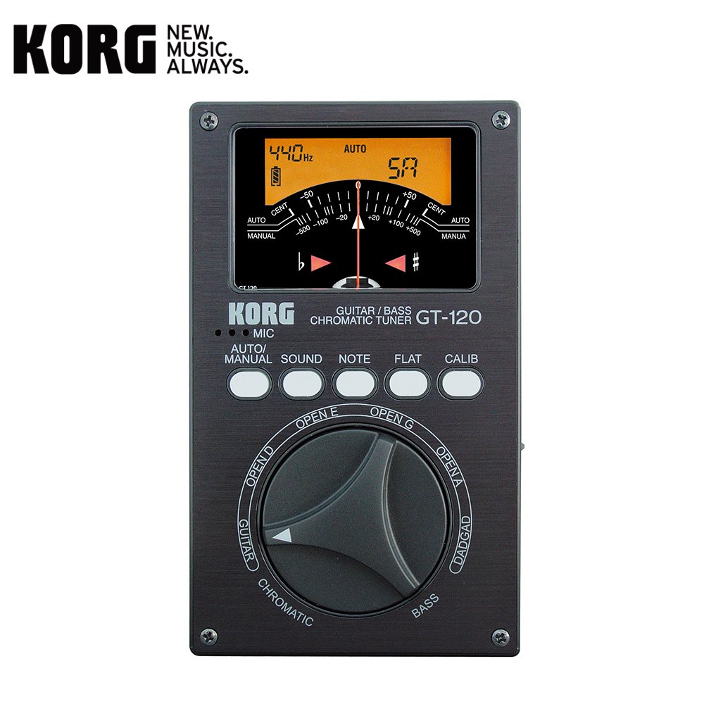 KORG GT-120 吉他貝斯專用多功能調音器