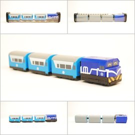 【TRC台灣鐵道故事館﹧現貨】『台鐵R100(藍)復興號』鐵支路迴力小列車﹧授權正品﹧原廠壓克力盒裝﹧實體門市經營﹧QV008T2
