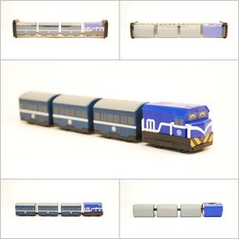 【TRC台灣鐵道故事館﹧現貨】『台鐵R100(藍)普通車』鐵支路迴力小列車﹧授權正品﹧原廠壓克力盒裝﹧實體門市經營﹧QV008T3