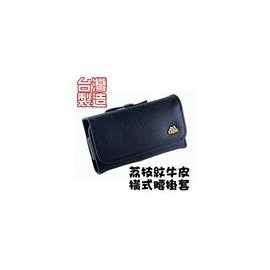 台灣製Nokia 301 Dual SIM 適用 荔枝紋真正牛皮橫式腰掛皮套 ★原廠包裝★