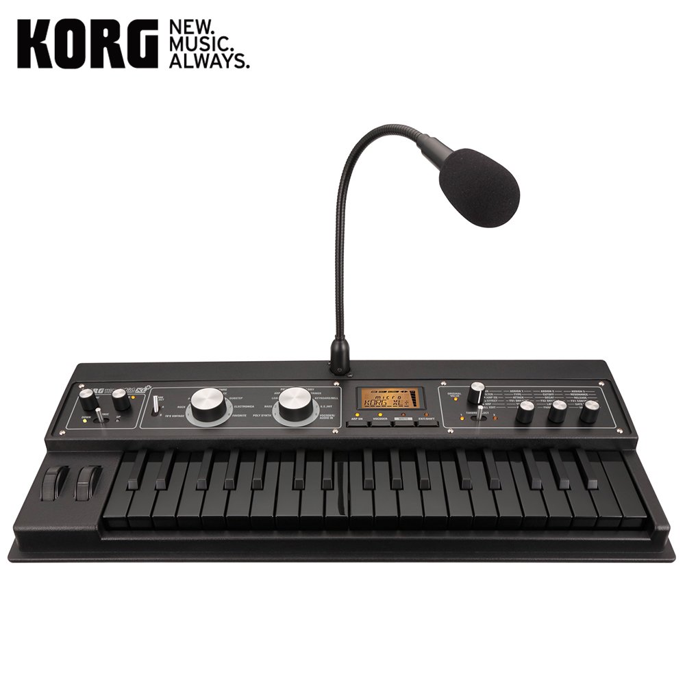 KORG microKORG XL+ 鍵盤合成器BKBK ( Black x Black ) 限量全黑版
