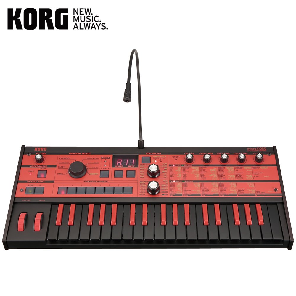 KORG microKORG 鍵盤合成器 BKRD ( Black x Red ) 限量紅黑版 Synthesizer/Vocoder