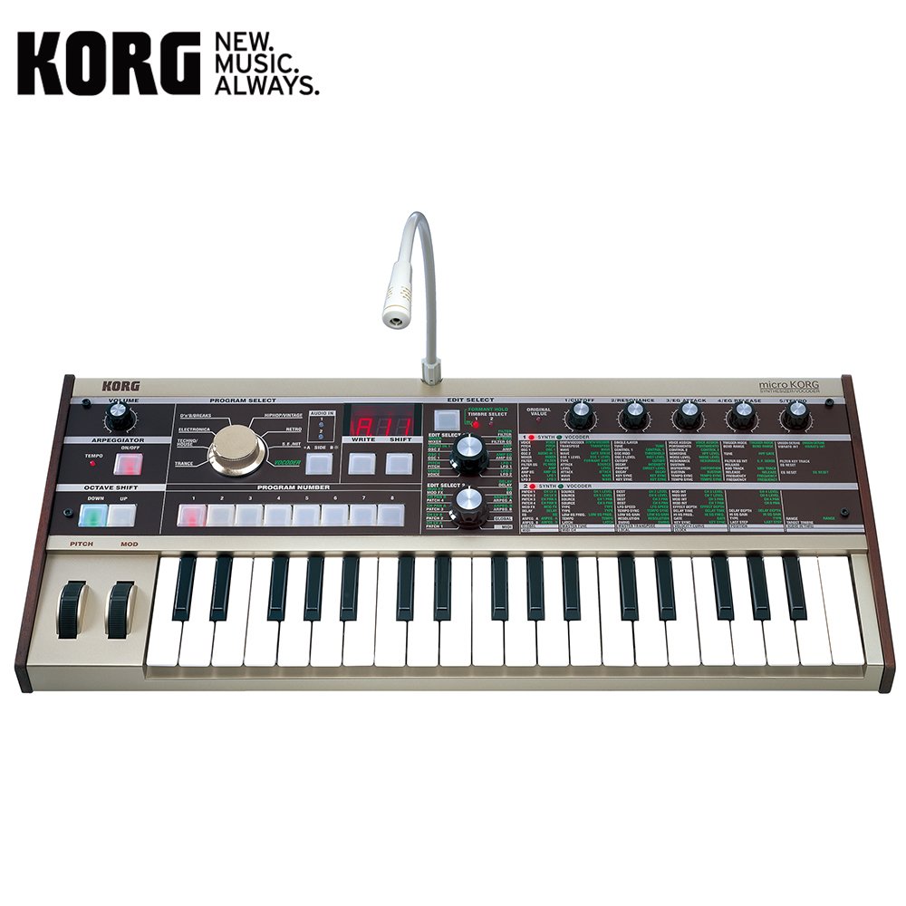 KORG microKORG 鍵盤合成器經典標準色Synthesizer / Vocoder - PChome