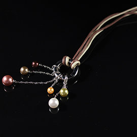 【Misaki】PLAY 個性玩耍珍珠墜飾項鍊『925銀』(6~10mm珍珠)