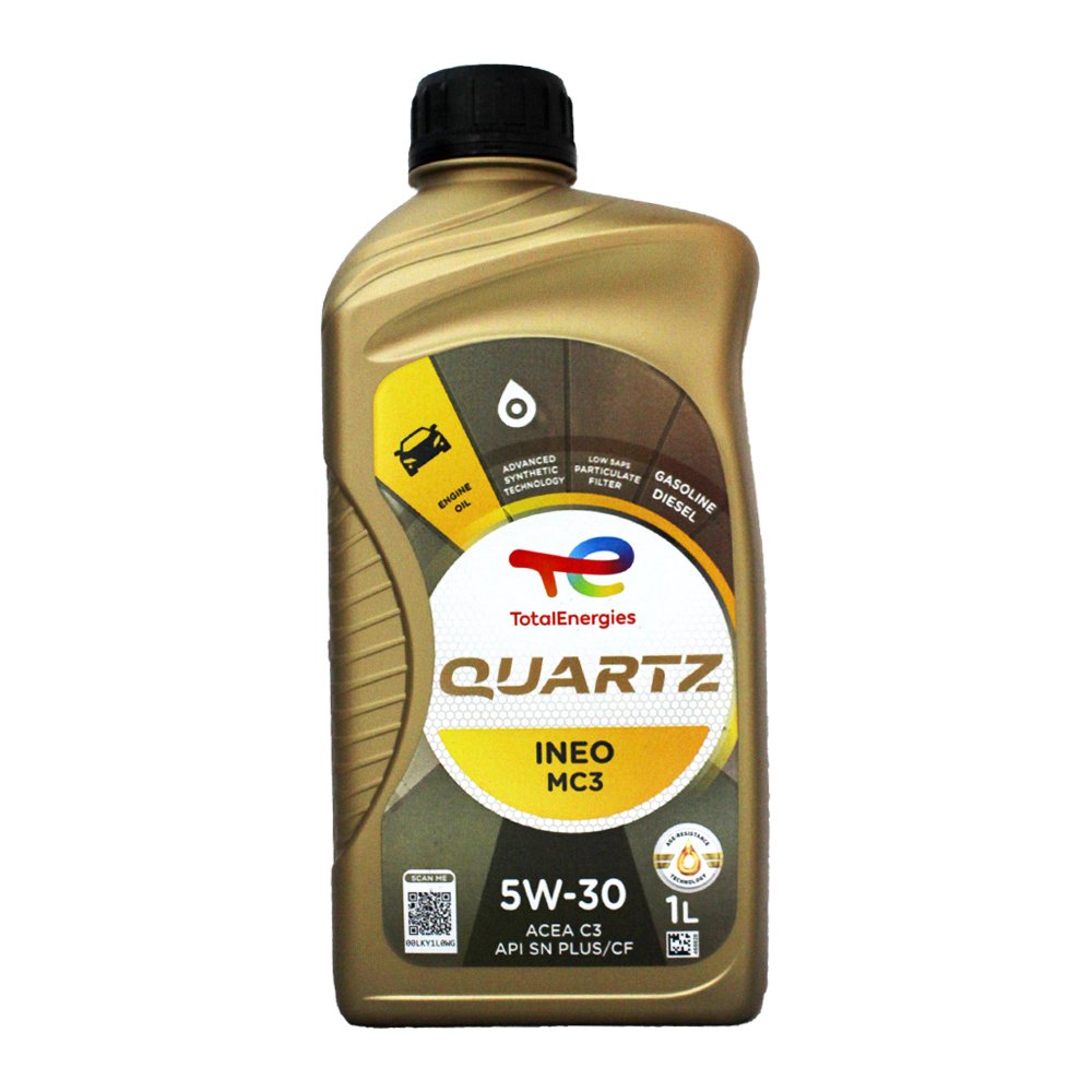 【易油網】TOTAL QUARTZ INEO MC3 5W30 合成機油