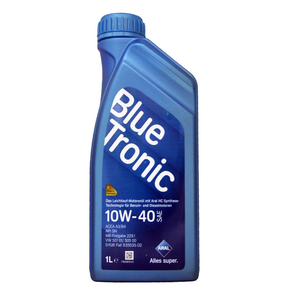 【易油網】ARAL BLUE TRONIC 10W40 合成機油 德國原裝