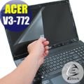 【EZstick】ACER Aspire V3-772 V3-772G 專用 靜電式筆電LCD液晶螢幕貼 (可選鏡面及霧面)