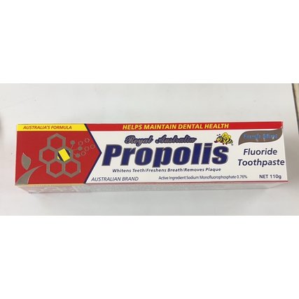 澳洲牙醫師 天然蜂膠 牙膏 PROPOLIS(含氟) 110g(條)*15條