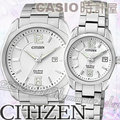 CASIO 時計屋 CITIZEN星辰錶 情人對錶 BM7081-51B+EW2101-59B 防水 情侶對錶 保固