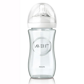AVENT - 親乳感玻璃奶瓶寬口240ml-單入