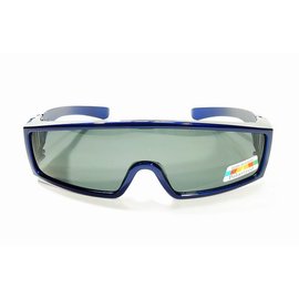 『凹凸眼鏡』台灣 APEX 偏光Polariz 護目鏡(藍色)~可二用~(可直接戴也可以跟光學眼鏡一起戴)~三期零利率
