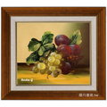 水果畫果實畫-sa30(羅丹畫廊)含框32X37公分(100％手繪)